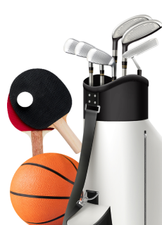 ไม้กอล์ฟและ อุปกรณ์กีฬา